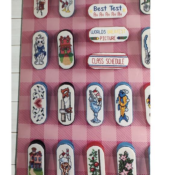 Kappie Originals Magnet Mania II Cross Stitch Patterns Rabbit, Fish, Goose, Cat - Picture 3 of 6